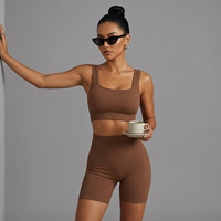 Shorts de sport sans couture taille mi-haute pour femme, design Peach-Butt, effet push-up, pour cyclisme et yoga