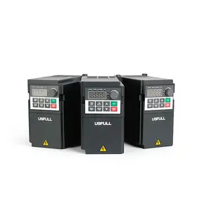 USFULL Inverter frekuensi VFD Mini, ekonomis 0,75 kW 1,5 kW 2,2 kW 1HP 2HP 3HP tunggal/tiga fase 220V 380V