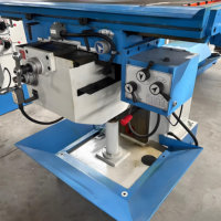 Presisi tinggi Milling mesin penggilingan Manual dan pengeboran 220V vertikal horisontal Universal dengan fungsi mengetuk