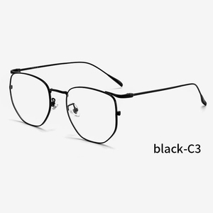 Chất lượng cao thời trang <span class=keywords><strong>Titanium</strong></span> kính quang học Stylish Black Gold bạc thiết kế thời trang khung - Product Image 2