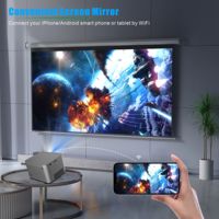 Vidéoprojecteur Hotack HY350 Full HD 1080P pour Home Cinéma, Smart Android 11, Wifi, Portable, Mini LCD 4K