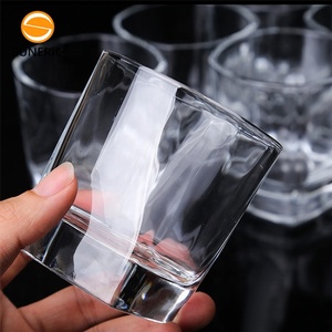 Gobelet Transparent pour café, eau ou whisky, gobelet en verre avec motif gaufré, style européen, vente en gros - Product Image 4