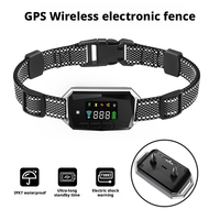 Collier de dressage électronique anti-perte pour chiens et chats, traceur GPS pour animaux de compagnie, en silicone et nylon, étanche IP67, clôture électronique réutilisable