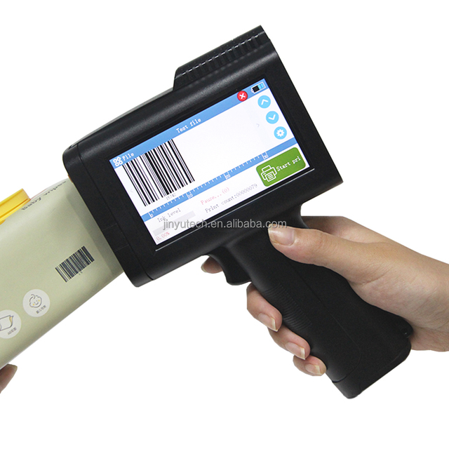 Handheld Machine Portable Printing Batch Coding Handheld  Balloon Cardboard Inkjet Printer