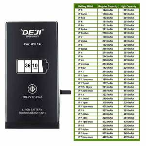 Bateria de Diagnóstico de Capacidade Padrão para iphone 12Pro 12ProMax 13 13pro 13 Promax 13mini <span class=keywords><strong>14</strong></span> Promax 15 - Product Image 1