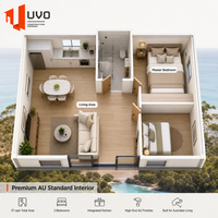 Maison conteneur extensible UVO 20FT, villa modulaire préfabriquée AS/NZS |   Villa Moderne de Luxe Pliable pour la Vie en Australie
