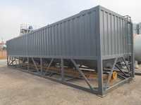 Komplettes Set Horizontales Zementsilo Standard Horizontales Zementsilo für Komplette Mischanlage