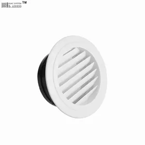High Quality Exhaust Air Louver Wall Air Vent Cowl Stainless Steel Round Ceiling ABS Air Vent