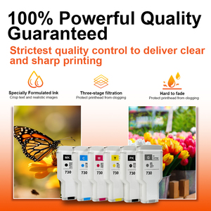 Topjet 730 300nl Inkjet Compatible Wide Format <strong>Ink</strong> Cartridge <strong>for</strong> HP730 <strong>HP</strong> 730 <strong>Ink</strong> Cartridge Designjet T1600 1700 <strong>2600</strong> Printer - Product Image 4