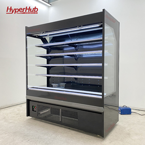 Vitrina Refrigerada con Cortina <span class=keywords><strong>de</strong></span> Aire, Luz LED, Logotipo Personalizado, Color Personalizado, Ventilador Oculto, Enfriamiento por Aire, Cortina Superior Extraíble, para Restaurante - Product Image 2
