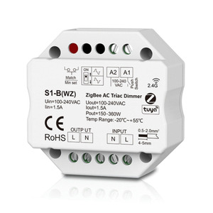 S1-B(WZ) 100v-240vac 150-360W RF tuya ZigBee AC TRIAC Dimmer đẩy chuyển đổi AC giai đoạn cắt Dimmer cho màu duy nhất dẫn dải đèn - Product Image 1