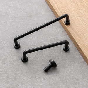 European Luxury Zinc Alloy Modern Golden Customizable GQK Brand Kitchen Cabinet Handles Drawer <b>Knobs</b> <b>Dresser</b> Exterior - Product Image 2