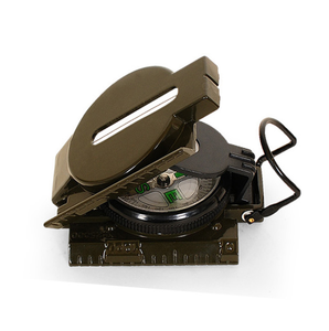 Bussola geologica esterna in metallo a prova di acqua cassa in alluminio portatile fischietto portatile arrampicata da <span class=keywords><strong>viaggio</strong></span>-guida di <span class=keywords><strong>viaggio</strong></span> - Product Image 1