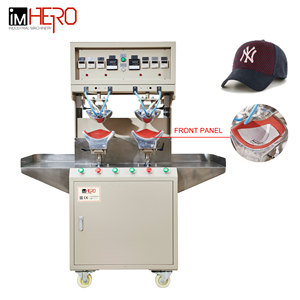 DIFERENTES TIPOS DE MÁQUINAS AUTOMÁTICAS PARA PLANCHAR GORRAS, MINI, DE UN SOLO CABEZAL Y DOBLE CABEZAL; MÁQUINAS PARA HACER GORRAS IMHERO - Product Image 2