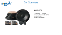 GMINJOO 60W 4 Ohms 6,5 Pouces Ensemble de Haut-parleurs Composants 2 Voies Édition Classique 20ème Anniversaire Panier en Aluminium Tweeter OEM 55Hz-20KHz