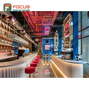 Exhibidor Comercial de Café con Acabado de Madera Mate, Estante para Pastelería, Exhibidor de Café para Tienda - Product Image 6