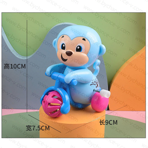 Juguete de Cuerda de Mono Ciclista Divertido, Animal Salvaje de Cuerda, con Ruedas, Barato, Regalo para Niños, para Circo, Parque de Atracciones, Zoológico - Product Image 4