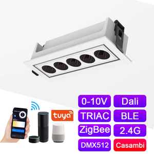 LEDEAST HLB-YBK โคมไฟเพดานอลูมิเนียม LED ควบคุมอัจฉริยะด้วย Tuya Zigbee ช่วยให้การใช้ชีวิตสมัยใหม่เป็นเรื่องง่าย - Product Image 1