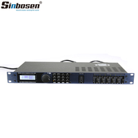 Processeur audio numérique dsp 2 entrées 6 sorties D-260 signal LED égaliseur karaoké processeur système ktv