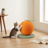 Balle à gratter pour chat en sisal, jouet interactif pour aiguiser les griffes, pour chats de petite et moyenne taille