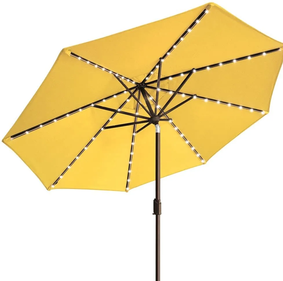 Durable Beach Umbrella Synthetic Thatch Umbrella Black Yellow Green Fire Wood Anti Outdoor Furniture Color Fireproof Feature GUA