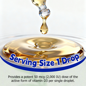 OEM Compra al por Mayor Gotas Líquidas de Vitamina D3 de Alta Calidad para Mantener Articulaciones Saludables, la Cognición y el Estado de Ánimo, Contiene Vitamina D - Product Image 3