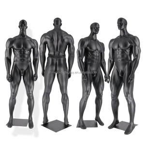 Maniquíes Masculinos Deportivos de Fibra de Vidrio de Alta Gama, Cuerpo Completo, <span class=keywords><strong>Busto</strong></span>, Negro, Músculos Grandes, Maniquí Deportivo Masculino para Ropa Deportiva - Product Image 1