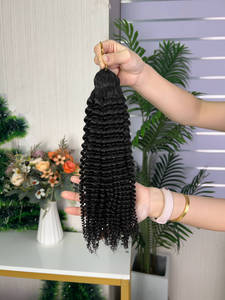 Extensions de cheveux humains vierges à crocheter de 10 à 18 pouces, nœuds miracle, <span class=keywords><strong>pour</strong></span> tressage – Vente chaude - Product Image 2