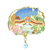 Mode-Thème Megnet Pin Voyage Souvenir Estampillé Fer Fêtes D'anniversaire Cadeaux Croix Ange Fée Musique Fleur Pyramide Jeu Logo