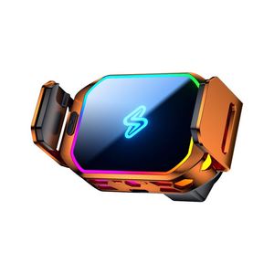 Chargeur de <span class=keywords><strong>voiture</strong></span> sans fil universel JEDI Mini, léger, multifonctionnel, avec rotation à 360°, 15W, support <span class=keywords><strong>lumineux</strong></span> RGB - Product Image 1