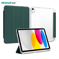 Nouveau style Folio Flip cuir tablette couverture PC clair tablette étui pour iPad 10.2 2022