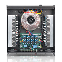 Amplificateur de puissance audio professionnel stéréo à double canal CA9 600W classe H 4/8 ohms, métal, XLR