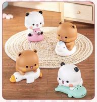 Nouveauté, figurines originales de dessins animés, 12 pièces/boîte, Bubu Dudu Couple Daily Life Series, PVC, échelle 1/12, mini figurines, boîte mystère, 12+