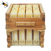 Ruche coulante automatique Golden Palace avec tube de cadres coulants automatiques 4 pièces et clé 1 pièce de qualité alimentaire