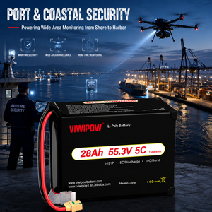 VIWIPOW OEM ODM Batterie Lipo pour Drone, Promotion en Gros, 14S 28000mAh Sécurisée 55.3V, Personnalisable - Product Image 4