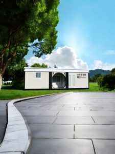 Baño Móvil Metálico Ecológico Tipo Cabaña Apple para Parques, Áreas Escénicas, Calles, Baños Públicos y Duchas - Product Image 5