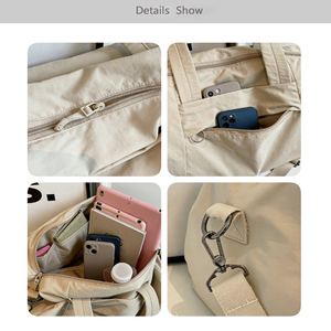 Große Kapazität Individuelles Logo Personalisierte Canvas Sporttasche Modischer Trend - Product Image 6