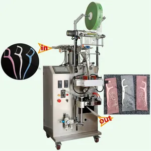 Full auto fast speed dental floss toothpick sachet packing machine price high speed