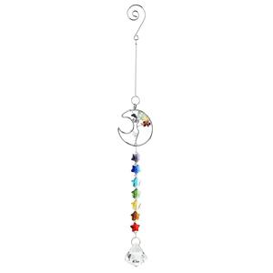 Ins style start moon albero della vita a forma rotonda con 7 chakra star hanging pendant suncatchers <span class=keywords><strong>dream</strong></span> rainbow sun catcher - Product Image 4