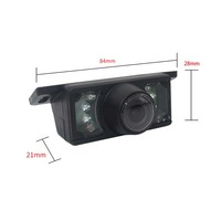 7 pouces étanche rétroviseur moniteur IR lumières vue arrière caméra de recul Vision nocturne voiture caméra de recul 1 an pour le stationnement
