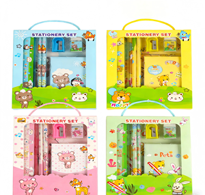 Set de Papelería ZKJ en Caja de Regalo, Tapa Dura Metálica, Imprescindible para Estudiantes de Primaria, Regalo de Alto Valor, Bolsas de Regalo para Niños - Product Image 1