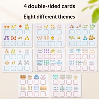 Juguete Educativo de Madera para Niños, Montessori, con Números de Colores, para el Aprendizaje de la Cognición, Juego de Emparejamiento Matemático, Venta al Por Mayor