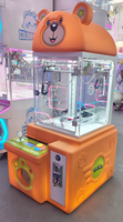 Commercial Leon métal enfants distributeur prix à jetons en peluche Mini receveur griffe grue jouet poupée jeu d'arcade Machine facture accepteur