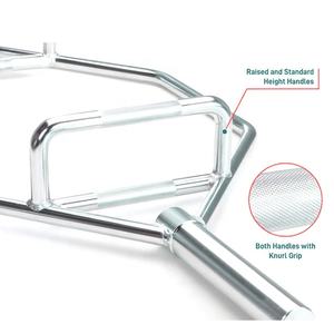 Exercices d'épaule d'haltérophilie 6ft Farmers Walk Barbell 2 pouces manches 56 "haussement d'épaules Deadlift Squat Trap Hex Bar - Product Image 6