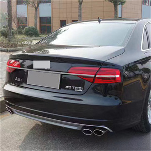ลิ้นกันชนหลัง Veidt สำหรับ <span class=keywords><strong>Audi</strong></span> <span class=keywords><strong>S8</strong></span> รุ่นปี 14-17 รุ่น A8 แต่งอัพเกรดเป็น <span class=keywords><strong>S8</strong></span> แบบสี่ท่อ ลิ้นกันชนหลัง D4PA - Product Image 2
