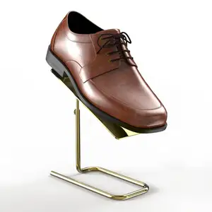 יוקרה מודרני בוטיק הקמעונאי חנות Custom להציג מדף מתכת נעל רצועות מתלה עבור חנות