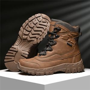 Botas Tácticas para Hombre Directo de Fábrica, Botas de Senderismo para Exteriores con Suelas Gruesas, Botas Tácticas Impermeables para Hombre - Product Image 6