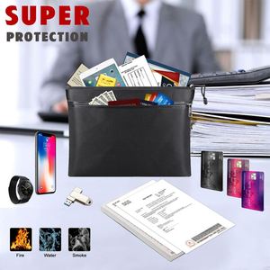 Sacs à fermeture éclair personnalisés de qualité supérieure pour l'école et le bureau, résistants au feu et à l'eau, pour documents, cartes et argent liquide - Product Image 2