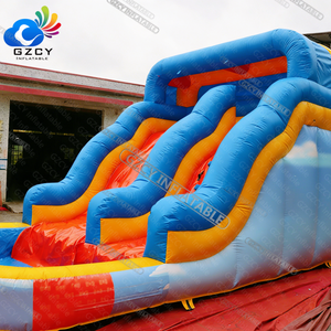 Grand château gonflable gonflable de ville d'amusement gonflable extérieur toboggan château sautant gonflable <span class=keywords><strong>maison</strong></span> gonflable commerciale - Product Image 3