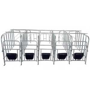 Nueva pluma de gestación de cerdas galvanizada con comedero, casa de cerdos, corrales de gestación de cerdas, cajas para cerdos - Product Image 1